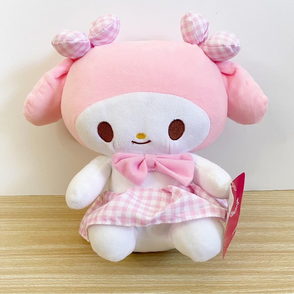 NWT Sanrio My Melody Plaid Dress Plush